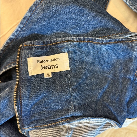 Reformation Blue Halter Jumpsuit - Picture 5 of 5